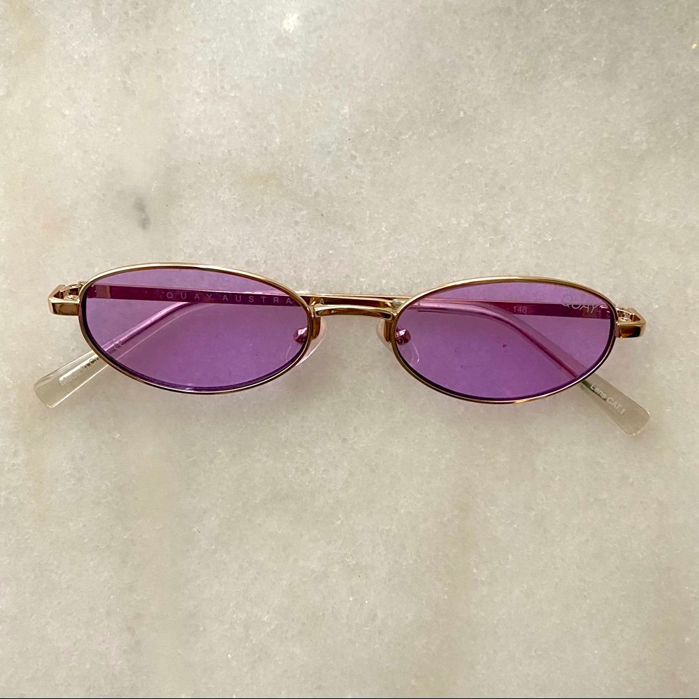 QUAY oval sunglasses